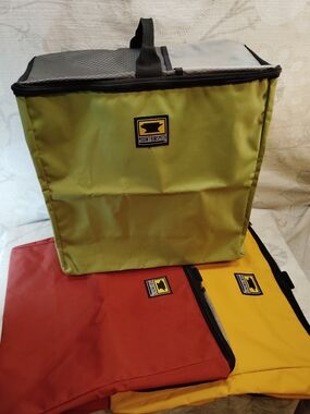 Mountainsmith Set Of 3 Packing Cubs Red, Green& Yellow For Outdoor Adventures